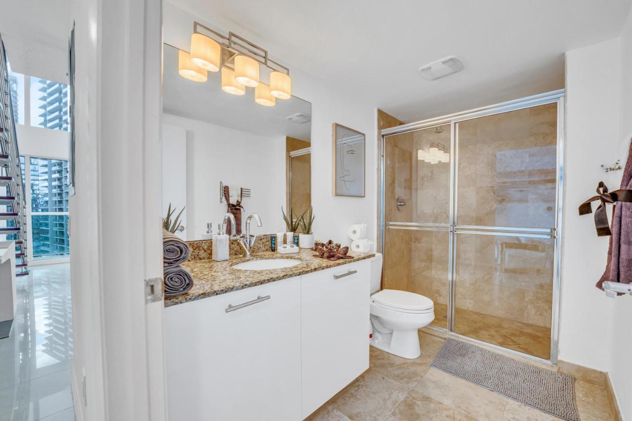 マイアミ Modern 2 Story Loft 2Br With Breathtaking Viewsヴィラ エクステリア 写真