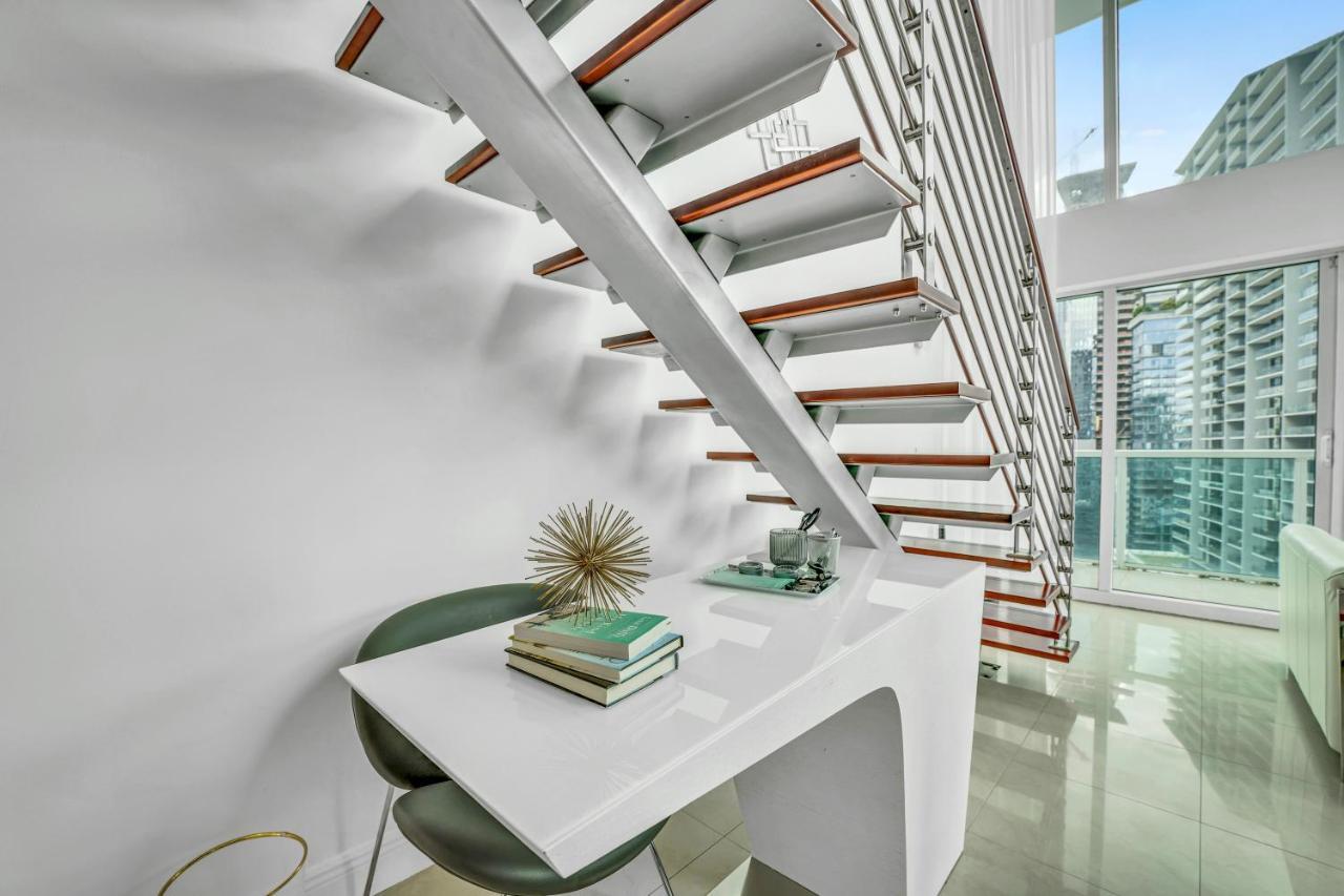 マイアミ Modern 2 Story Loft 2Br With Breathtaking Viewsヴィラ エクステリア 写真