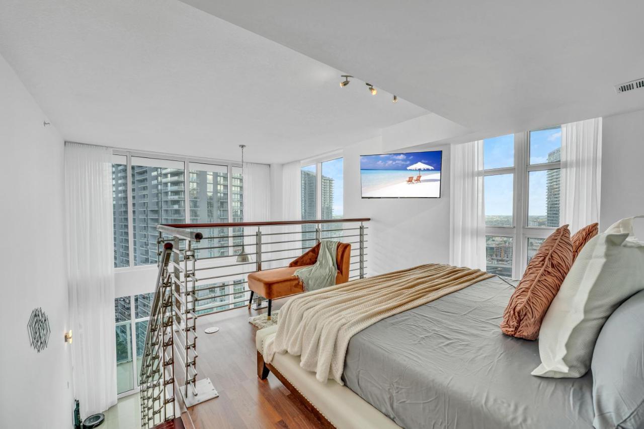 マイアミ Modern 2 Story Loft 2Br With Breathtaking Viewsヴィラ エクステリア 写真